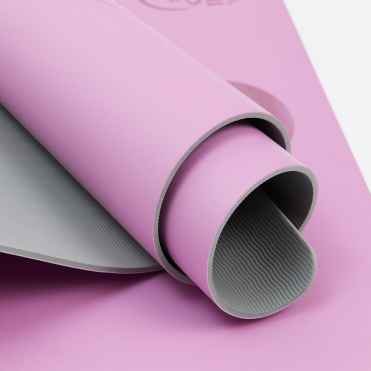 Коврик для йоги INEX Yoga PU Mat TPE c гравировкой 185 х 68 х 0,5 см, сиреневый INEX HG\PUMATPE-LT-VL\00-00-00