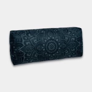 Валик для йоги YOGA DESIGN LAB Bolster 13 х 25 х 61 см, овальный, угольная мандала YOGA DESIGN LAB HM\ZABUTON\MC-00-00