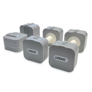 Наборные аэробные UMOVE FX16 1-5 кг, пара, серый/белый UMOVE NL\RUMFX16\GY-00-00