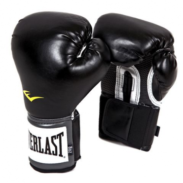 Перчатки тренировочные Everlast PU Pro Style Anti-MB 14oz чёрный 2314U