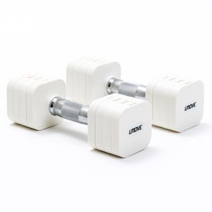 Наборные аэробные UMOVE FX18 2-5 кг, пара, белый/хром UMOVE NL\RUMFX18\WT-00-00