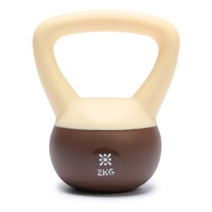 Мягкая гиря LIVEPRO Soft Kettlebell 4 кг, бело-коричневый