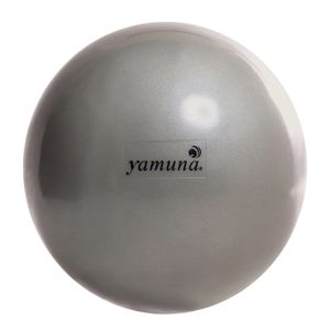 Массажный мяч YAMUNA Silver Ball 18 см, серебряный