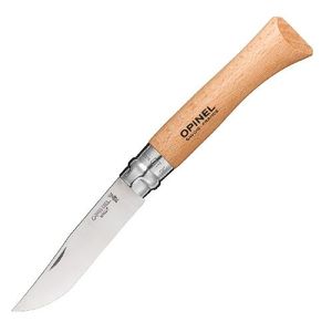 Нож Opinel №10, нержавеющая сталь, рукоять из бука, блистер, 001255 Opinel