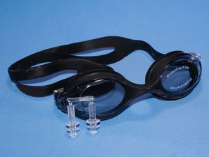 Очки для плавания Langzhisha :AF9700  (чёрный) GETSPORT 26007