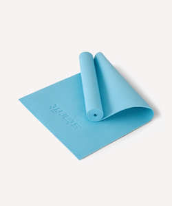 Коврик для йоги и фитнеса FM-101, PVC, 183x61x0,6 см, синий пастель Starfit ЦБ-00001688