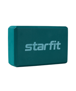 Блок для йоги YB-200 EVA, изумрудный Starfit ЦБ-00001691