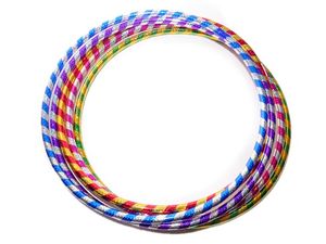 Обруч пластиковый в обмотке. Диаметр 55 см. Продажа только упаковкой 10 шт: 16-55 GETSPORT 29243