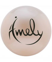 Мяч для художественной гимнастики Amely AGB-301 19 см жемчужный УТ-00019935