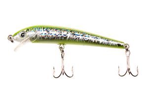 Воблер DAISO Minnow 6гр #2 Yellow Silver