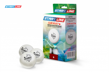 Мячи Start line Club Select 1* New (6 шт, бел.) Start Line 8331