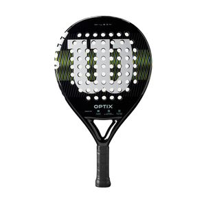 Ракетка для падела WILSON Optix V1 Black, WR181611U2, для начин-х, стекловолокно, черный