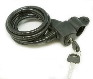 Замок TY-509 8х1500мм с ключом и держателем, в торг.уп. ТАЙВАНЬСКИЕ ПРОИЗВОДИТЕЛИ NTB10295