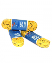 Шнурки для коньков Tex Style с пропиткой желтые 3,05 м (пара) УТ-00007779