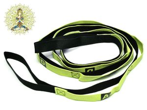 Ремень для растяжки: YJ-ABCD  (зелёный) GETSPORT 31280