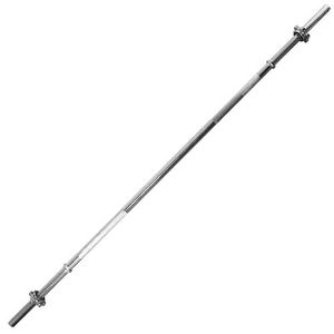 Гриф для штанги "TORRES"  арт.PL5036, d25 мм, 150 см, сталь, замок-гайка, хром 150 см TORRES PL5036