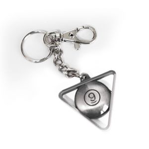 Брелок треугольник, напыление хром 9993 9993