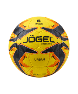Мяч футбольный Urban №5, желтый Jögel УТ-00021508