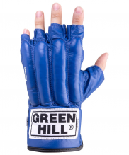 Перчатки снарядные Green Hill ROYAL CMR-2076 кожа синие р.M УТ-00009383