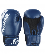 Перчатки боксерские Insane MARS ПУ синий 6 oz УТ-00020330