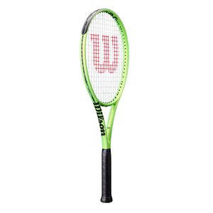 Ракетка б/т Wilson Blade Feel 105, арт.WR197710U3, для любителей, графит, со струнами, зеленый Взрослый