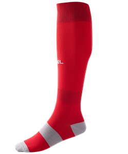 Гетры футбольные CAMP BASIC SOCKS, красный/серый/белый Jögel УТ-00021434