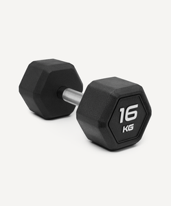 Гантель гексагональная STARFIT DB-301PRO 16 кг, обрезиненная, черный