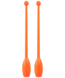 Булавы для художественной гимнастики AC-01, 35 см, оранжевый Amely УТ-00018262