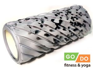 Валик ролл для фитнеса GO DO XW7-33-KM-grey GETSPORT 40018
