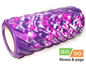 Валик ролл для фитнеса GO DO XW7-33-KM-purple GETSPORT 40019