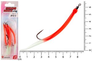 Оснастка HIGASHI Gummi Makk rig SB5 #01 Red #4-0