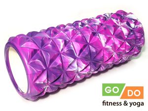 Валик ролл для фитнеса GO DO ZS10-33-KM-purple GETSPORT 40046