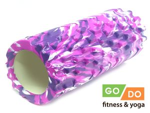 Валик ролл для фитнеса GO DO JD2-33KM-purple GETSPORT 40064