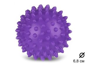 Мяч массажный A-V6.8  (фиолетовый) 40162