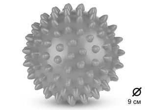 Мяч массажный A-V9  (серый) 40163