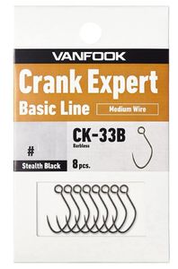 Крючки VANFOOK CK-33B stealth black #4