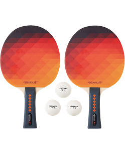 Набор для настольного тенниса Hobby Colour Burst, 2 ракетки, 3 мяча Roxel УТ-00021232