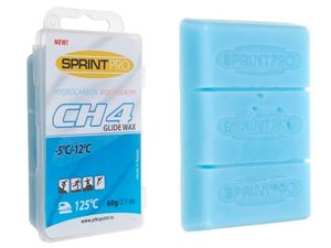 Мазь скольжения в парафин SPRINT PRO серия CH 60гр  CH4 -5 -12C  blue GETSPORT 44155