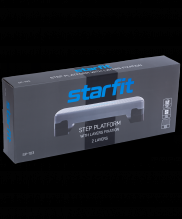 Степ-платформа фиксирующаяся SP-103 67,5х28,5х15 см, 2-х уровневая Starfit УТ-00019258