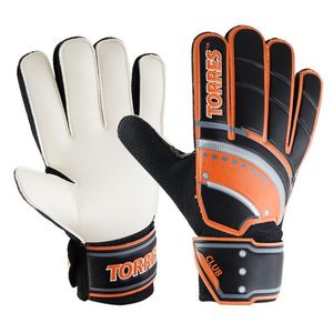 Перчатки вратарские тренировочные TORRES Club FG05079 размер 9 черно-оранжевый 00006330