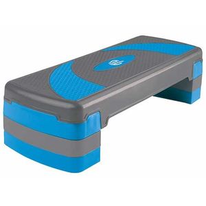Степ-платформа 3-х уровневая Lite Weights 1810LW (79,5x30x20 см, серый/голубой)