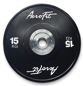 AeroFit AFBD 15 кг бамперные диски для кроссфита, черные