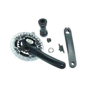 Система HDL-LZDH202, 170мм ал./чёр.(шлицы), 22/32T сталь, с защ. HDL WHEEL ZTB20741