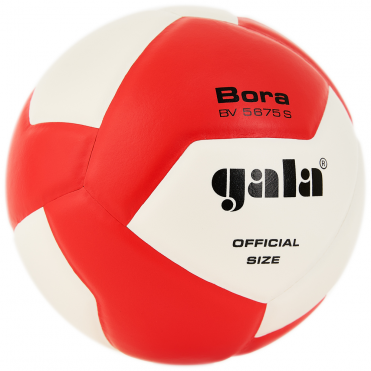 Мяч вол. GALA Bora 12, BV5675S, р. 5, синт. кожа ПУ, клееный, бут. кам, жёлто-розовый 5 GALA BV5675S