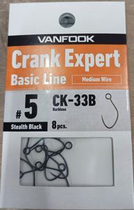 Крючки VANFOOK CK-33B stealth black #5