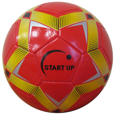 Мяч футбольный для отдыха Start Up E5123 красный/золотой размер 5 260120