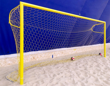 Ворота для пляжного футбола 5x2 со стаканами разборные 3.045