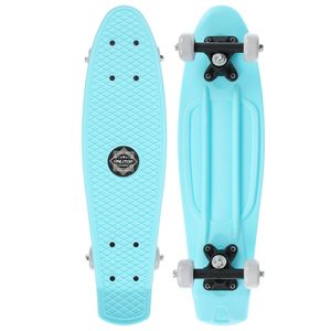 Скейтборд 56 х 15 см, колеса PVC 50 мм, пластиковая рама, цвет голубой  5290566 Onlitop 365293