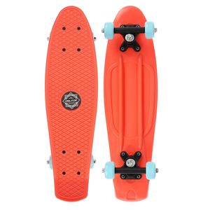 Скейтборд 56 х 15 см, колеса PVC 50 мм, пластиковая рама, цвет оранжевый  5290567 Onlitop 365290