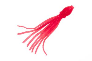 Приманки HIGASHI Soft Octopus 6 Red #000 (set-5pcs)